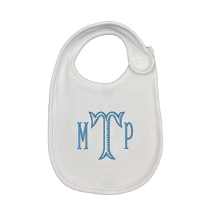 Ribbed Fishtail Embroidered Bib Ribbed Fishtail Embroidered Bib