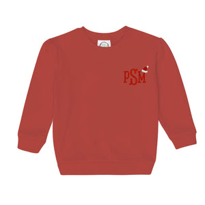 Girls Red Embroidered Sweatshirt Girls Red Embroidered Sweatshirt