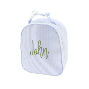 Script Name Embroidered Lunchbox Script Name Embroidered Lunchbox