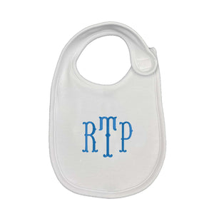 Thin Fishtail Embroidered Bib Thin Fishtail Embroidered Bib