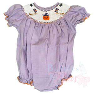 Halloween Smocked Bubble Halloween Smocked Bubble