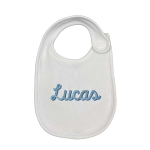 Two Toned Embroidered Bib Two Toned Embroidered Bib