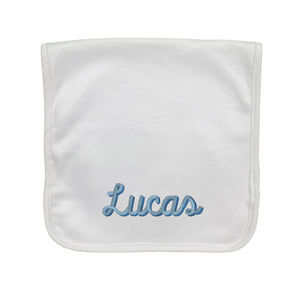 Two Toned Embroidered Burp Cloth Two Toned Embroidered Burp Cloth