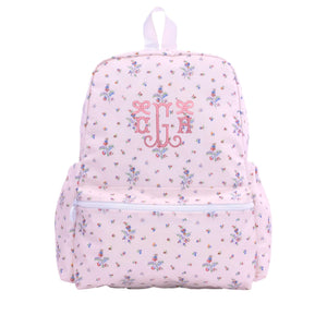 Pink Fleurie Embroidered Backpack Pink Fleurie Embroidered Backpack