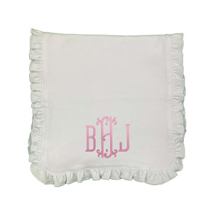 Initials Embroidered Burp Cloth Initials Embroidered Burp Cloth