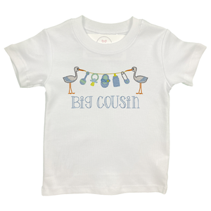 Big Cousin Embroidered Stork Shirt Big Cousin Embroidered Stork Shirt