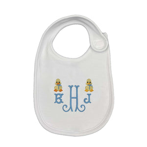 Mini Ducks Embroidered Bib Mini Ducks Embroidered Bib