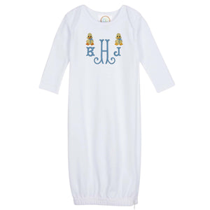 Mini Ducks Embroidered Gown Mini Ducks Embroidered Gown