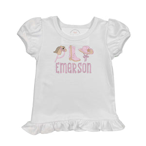 Cowgirl Trio Embroidered Shirt Cowgirl Trio Embroidered Shirt
