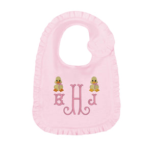 Mini Ducks Embroidered Bib Mini Ducks Embroidered Bib