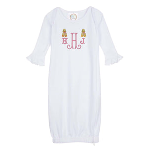 Mini Ducks Embroidered Gown Mini Ducks Embroidered Gown