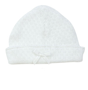 Paty Knit White Beanie Paty Knit White Beanie