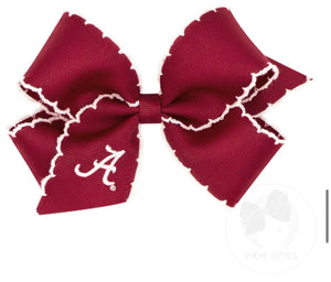 Medium Grosgain Bow - Alabama Medium Grosgain Bow - Alabama