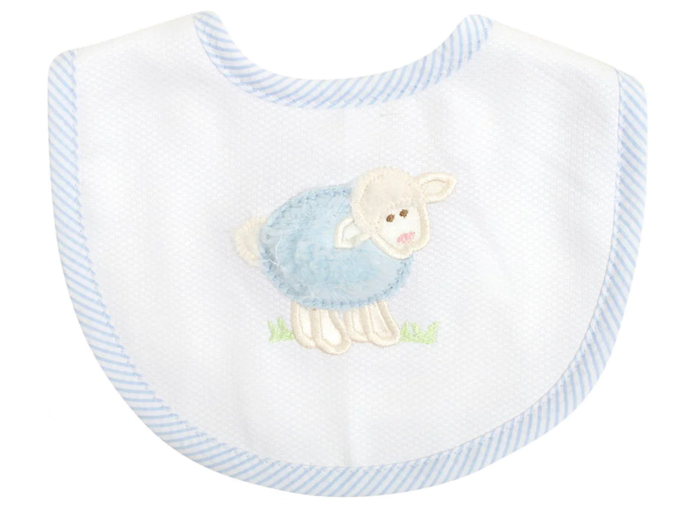 Blue Little Lamb Bib