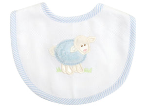 Blue Little Lamb Bib Blue Little Lamb Bib