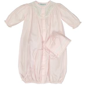 Girls Embroidered Yoke Take Me Home Gown Girls Embroidered Yoke Take Me Home Gown