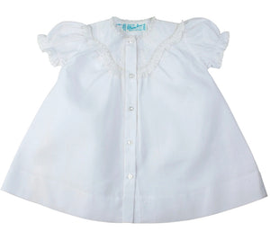 Embroidered Lacy Yoke Daygown Embroidered Lacy Yoke Daygown
