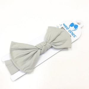 Wee Ones Nylon Headband - Gray Wee Ones Nylon Headband - Gray