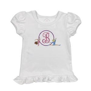 Embroidered Gymnastics Frame Shirt Embroidered Gymnastics Frame Shirt