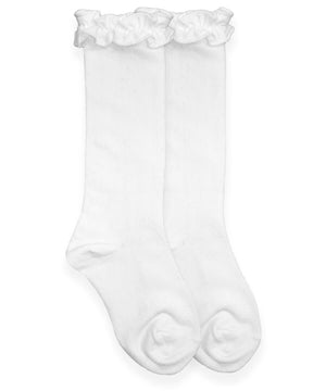 Jefferies Socks Ruffle Knee High Socks 1 Pair Jefferies Socks Ruffle Knee High Socks 1 Pair