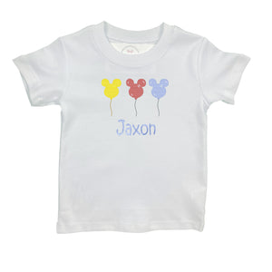 Mouse Balloons Embroidered Shirt Mouse Balloons Embroidered Shirt