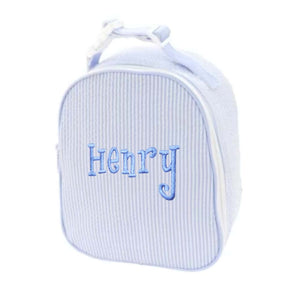 Blue Seersucker Lunchbox Blue Seersucker Lunchbox