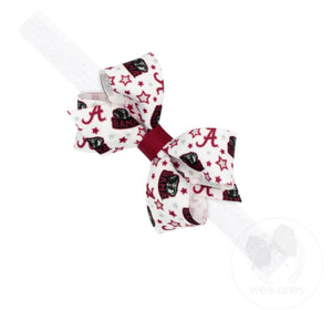 Mini Signature Collegiate Logo Print Headband Mini Signature Collegiate Logo Print Headband