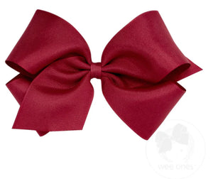 King Grosgrain Hairbow - Cranberry King Grosgrain Hairbow - Cranberry