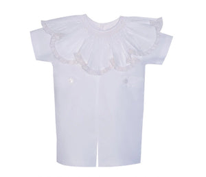 Emery Button Suit - White Emery Button Suit - White