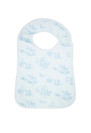 Blue Toile Bib Blue Toile Bib
