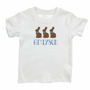 Chocolate Bunny Embroidered Shirt Chocolate Bunny Embroidered Shirt