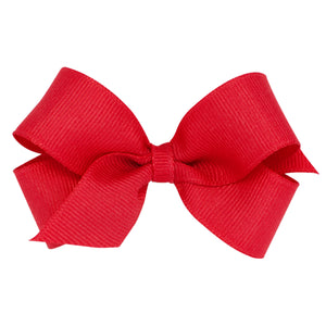 Mini Grosgain Bow - Red Mini Grosgain Bow - Red
