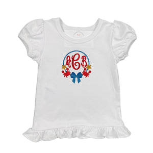 Embroidered Crab Frame Shirt Embroidered Crab Frame Shirt