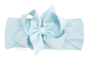Large Bow Headband - Millennium Blue Large Bow Headband - Millennium Blue