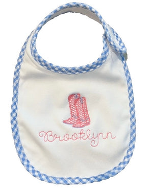 Pink Cowgirl Bib Pink Cowgirl Bib