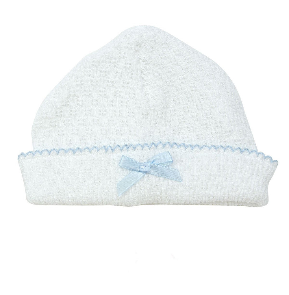 Cap with Blue Bow