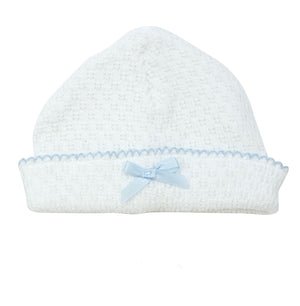 Cap with Blue Bow Cap with Blue Bow