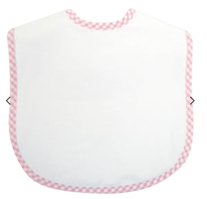 Pink Check Bib Pink Check Bib