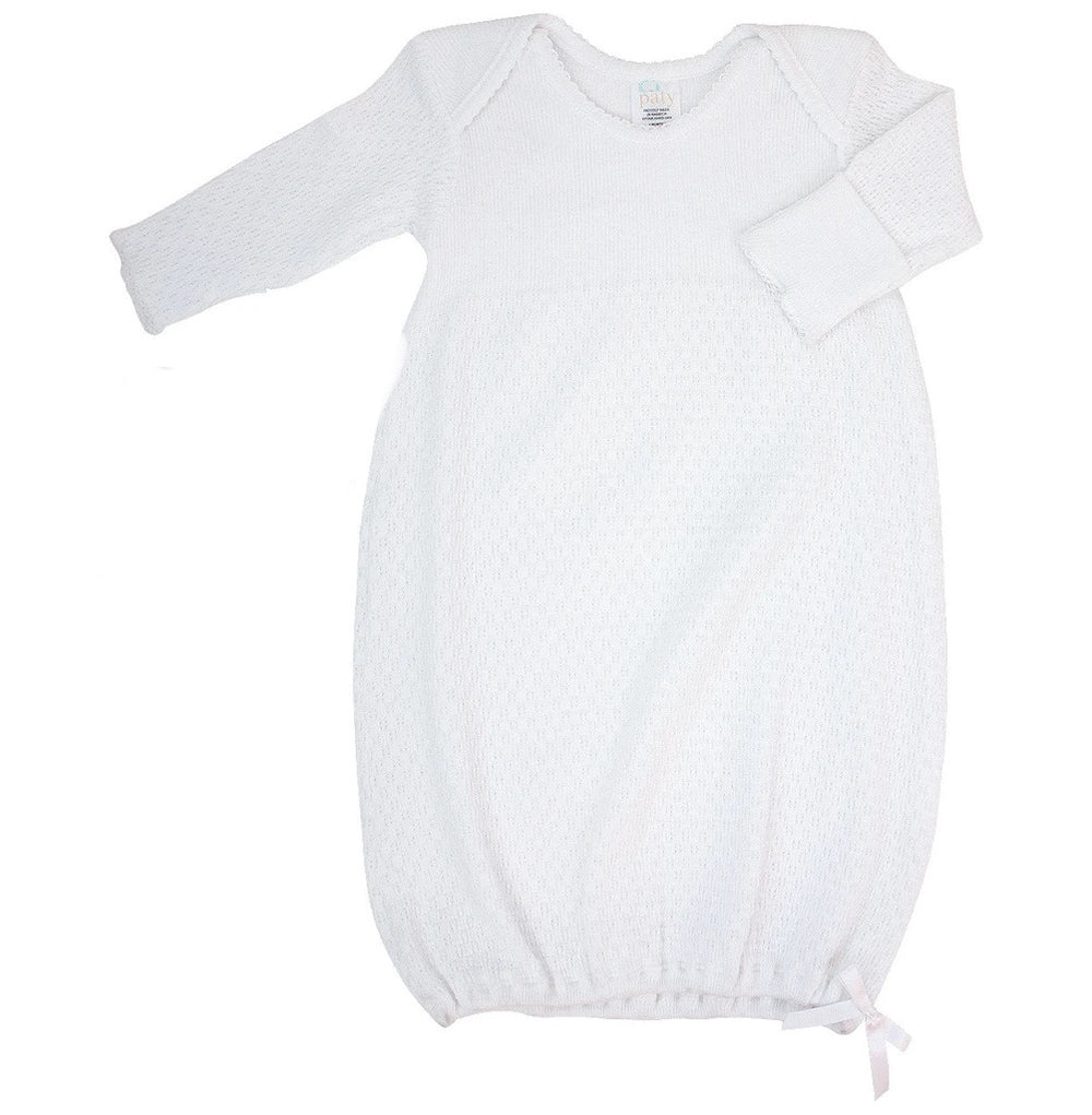 Lap-Shoulder Gown - White Trim