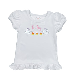 Halloween Embroidered Shirt Halloween Embroidered Shirt