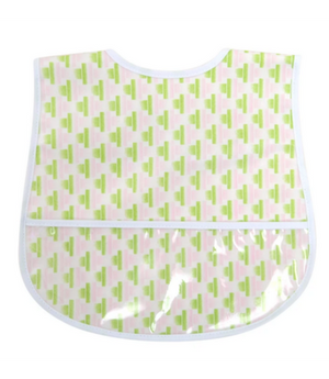 Pink Bricks Laminated Bib Pink Bricks Laminated Bib