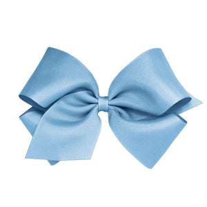 Wee Ones King Grosgain Bow - Millenium Blue Wee Ones King Grosgain Bow - Millenium Blue