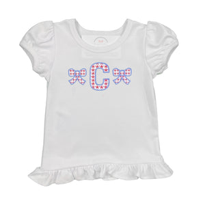 Stars & Bows Embroidered Shirt Stars & Bows Embroidered Shirt