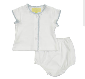 Jersey Diaper Set - Blue Jersey Diaper Set - Blue