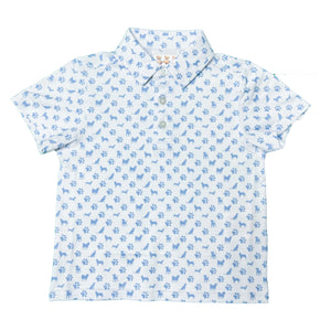 Puppy Printed Collared Shirt Puppy Printed Collared Shirt