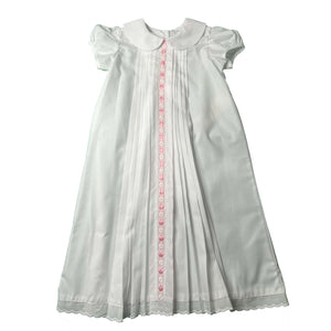 White with Pink Ribbon Daygown White with Pink Ribbon Daygown