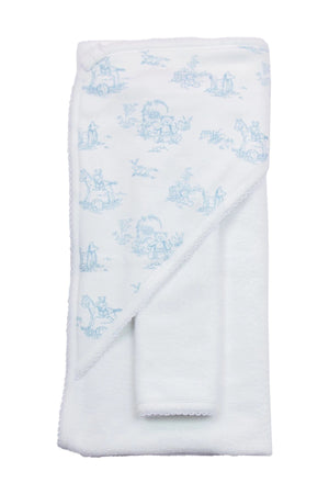 Toile Hooded Towel Toile Hooded Towel