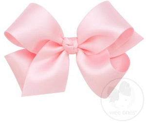 Medium Satin Bow - Light Pink Medium Satin Bow - Light Pink