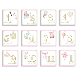Milestone Cards - Girl Milestone Cards - Girl