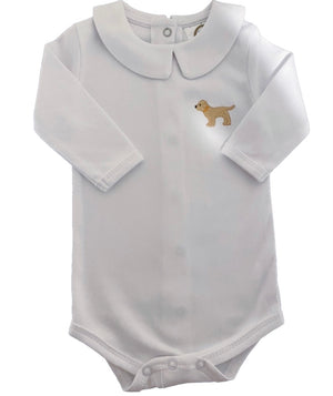 Embroidered Puppy Onesie Embroidered Puppy Onesie